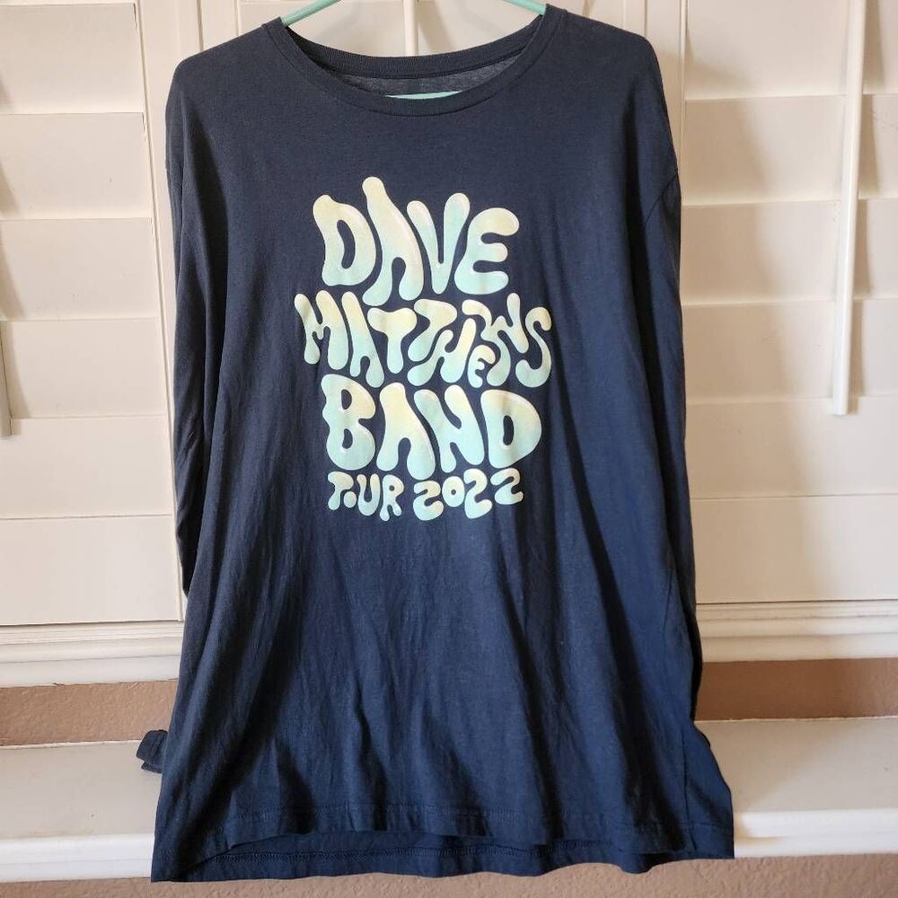 Dave Matthews Band Long Sleeve Crew Neck Graphic Tshirt Size XL